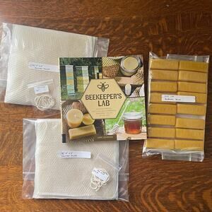 Beekeeper’s Lab 52 Family Friendly Activities Book with Beeswax Craft Kit Lot